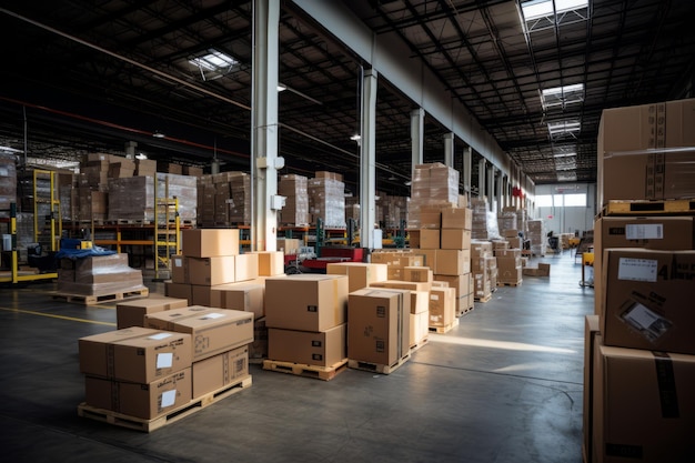 Warehouse For ECommerce Fulfillment Works Generative AI