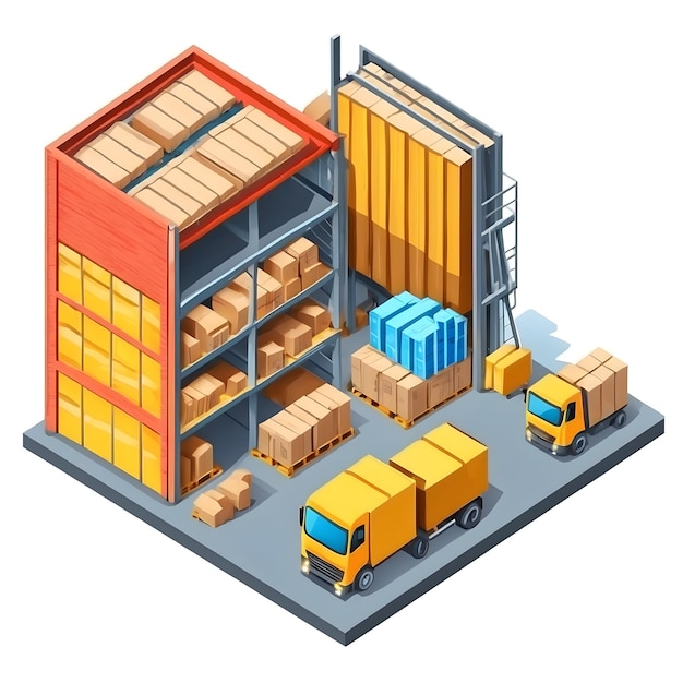 Warehouse icons Storage facility symbols Warehouse management Inventory control Supply chain ico