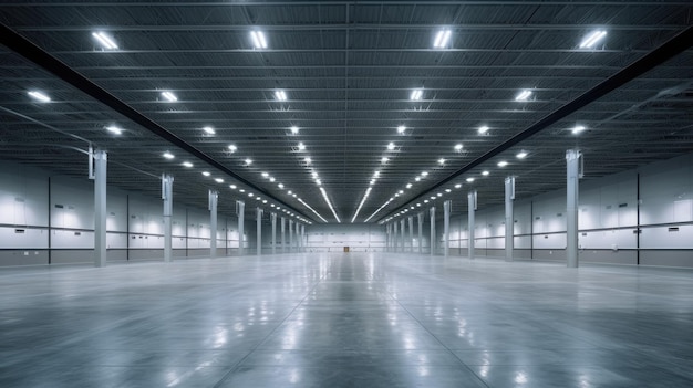 Warehouse or industry building interior