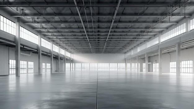 Warehouse or industry building interior