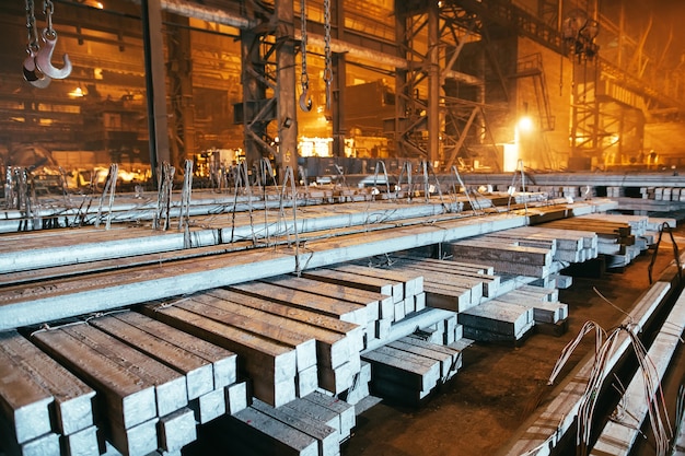 Warehouse metal blank. Electroplating plant for the metal.