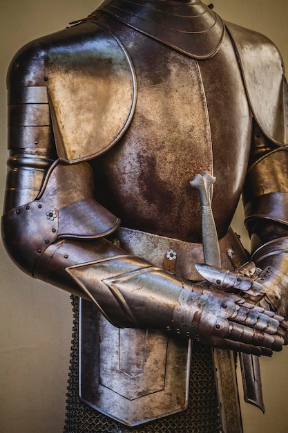 warfare, medieval armor made of wrought iron