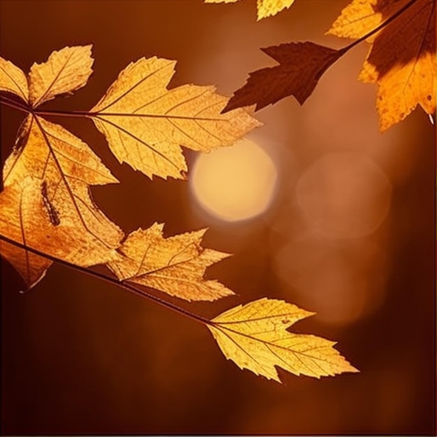 Warm autumnal glow backgrounds