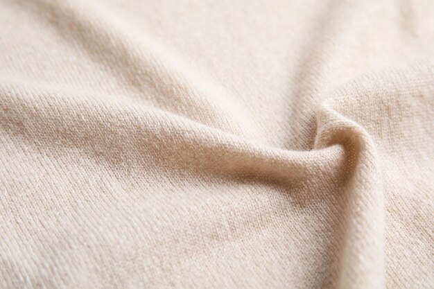 Warm cashmere sweater as background closeup view