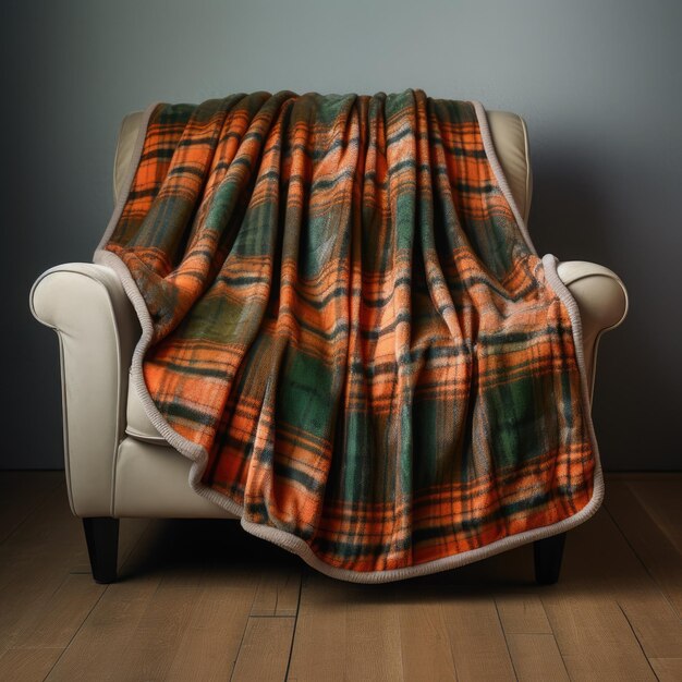 Photo warm and cozy fleece blanket