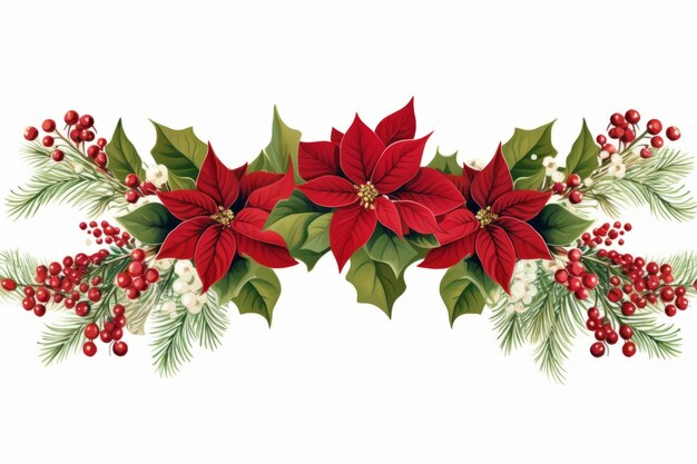 Photo warm and festive christmas border clipart in a 32 aspect ratio