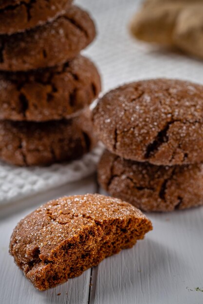 Warm Homemade Gingersnap Cookies