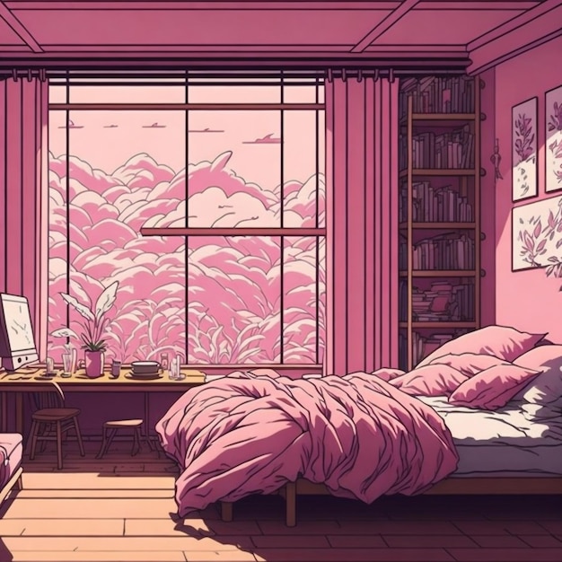 Anime Room 4k Ultra HD Wallpaper by Abyss