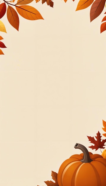 A warm thanksgiving greeting background