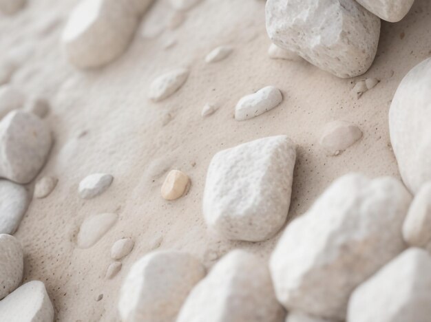 Photo warm white rough grainy stone texture background