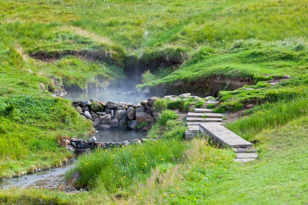 Warmwaterbronbad in IJsland