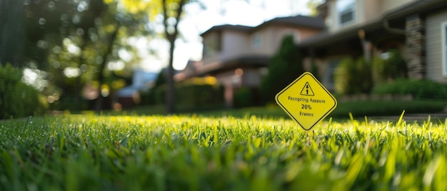 Warning Restricted Area for 24 Hours After Pesticide Application