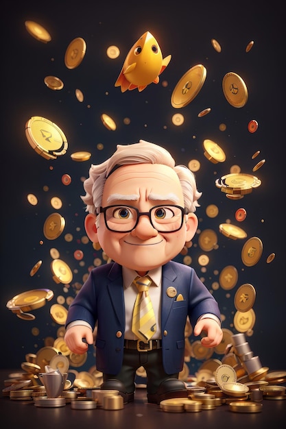 warren buffet fantasie splash geld en goud