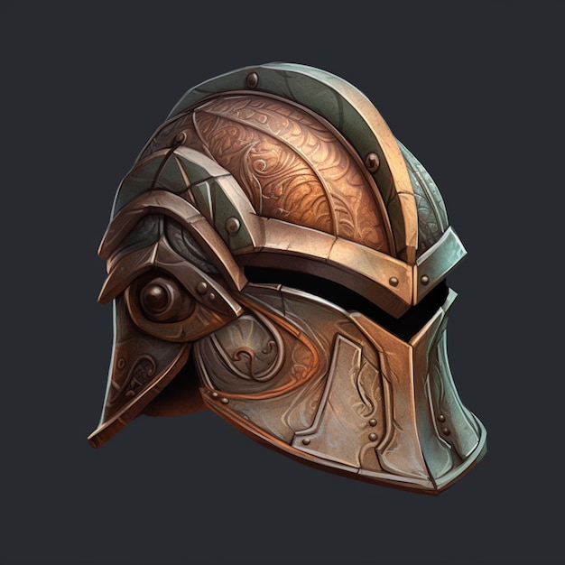 戦士のヘルメット
