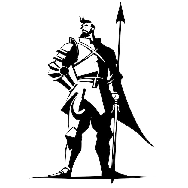 Минималистская футболка вдохновленная воином с абстрактным искусством и дизайном логотипа для современных солдат стиля