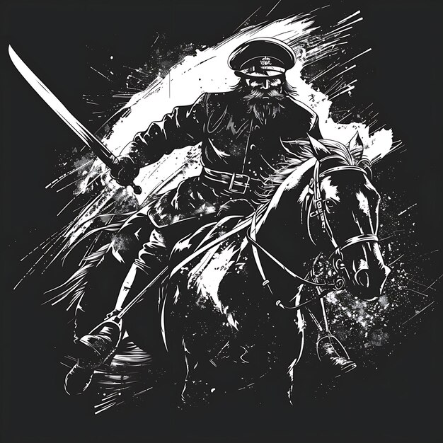 현대적인 스타일의 군인들을 위한 추상적인 예술과 로고 디자인을 가진 Warrior Inspired Minimalist T-Shirt