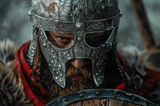 warriors of the world ancient viking warrior barbarian generative ai