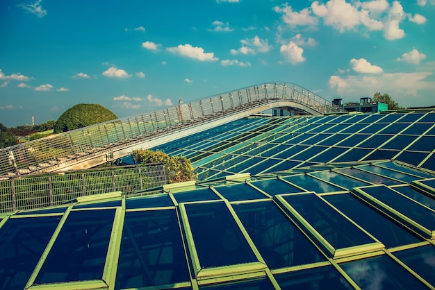 Warsaw library garden