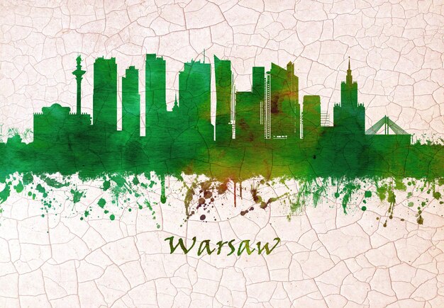 Warsaw Poland skyline