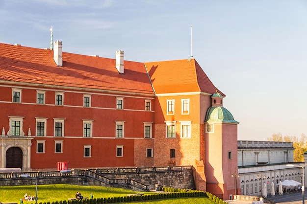 Warschau Polen Oude stad beroemde koninklijke kasteel UNESCO-werelderfgoed