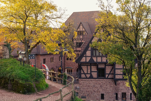 Photo wartburg castle in germany near the city of eisenach