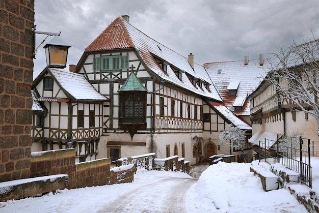 Photo wartburg castle in the thuringian forest near eisenach