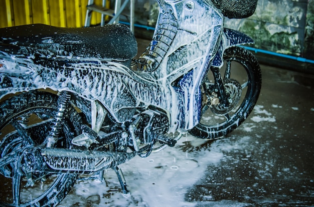 Wash motorcycle