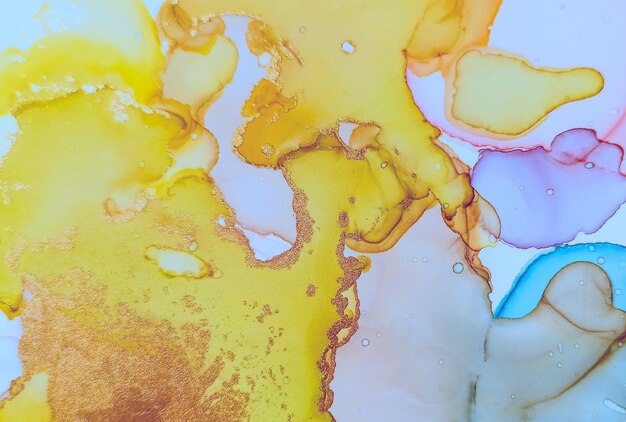 Foto wash pastel art liquid elegant print mix splash artwork pink marble ink wash pastel space color splashes backdrop moderne alcohol texture mix gold ink wash pastel