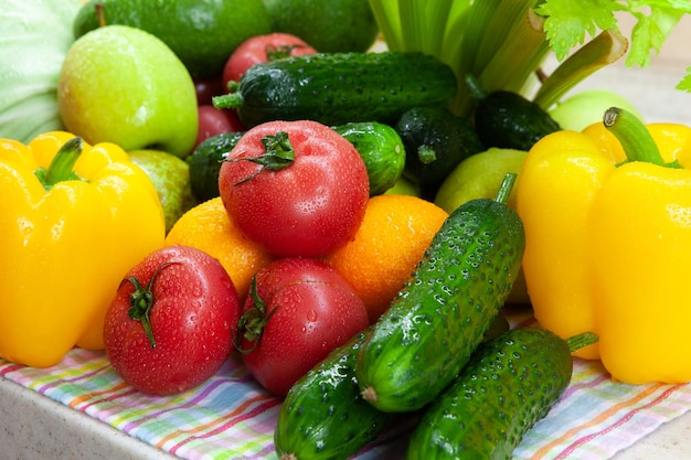 Washing fruits and vegetables after shopping from grocery store necessary measure during quarantine