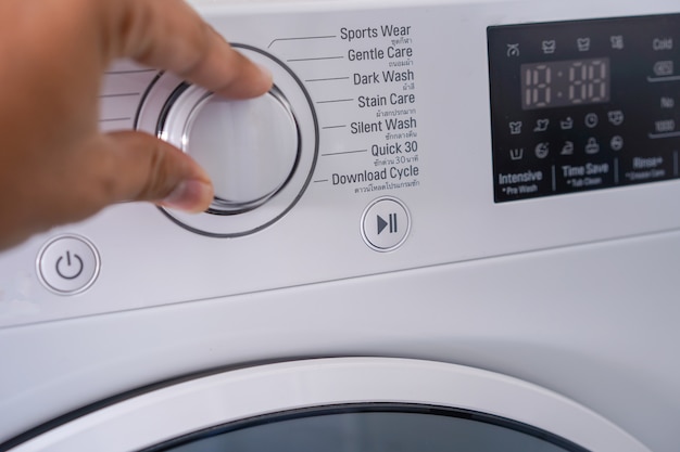  washing machine Choosing Program On Washing Machine