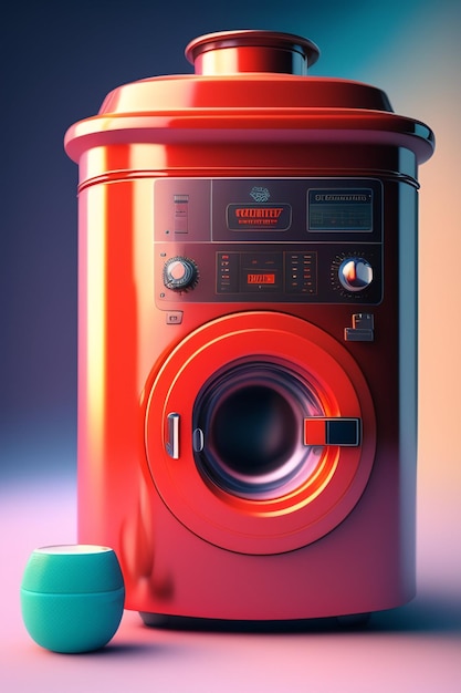 Photo washing machine generated ai