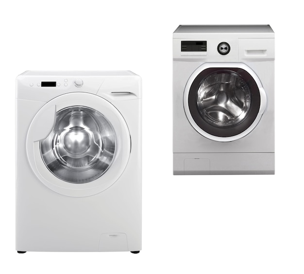 Washing machines isolated