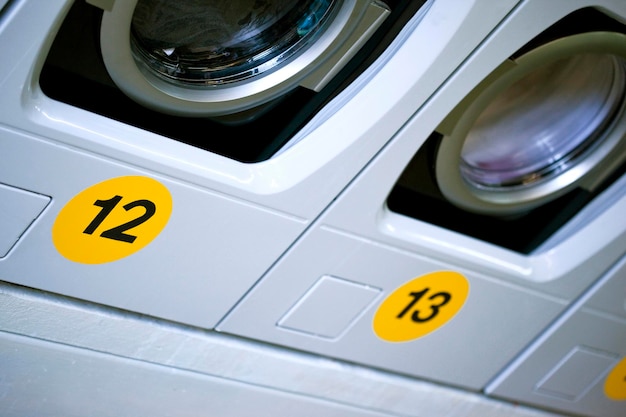 Washing machines in a pressing