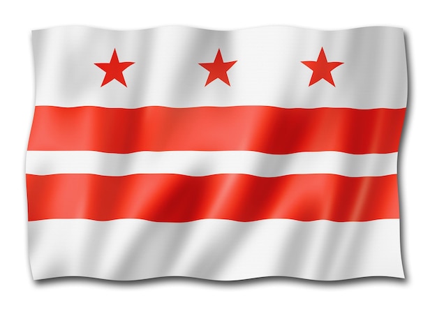 Вашингтон, округ колумбия, флаг сша