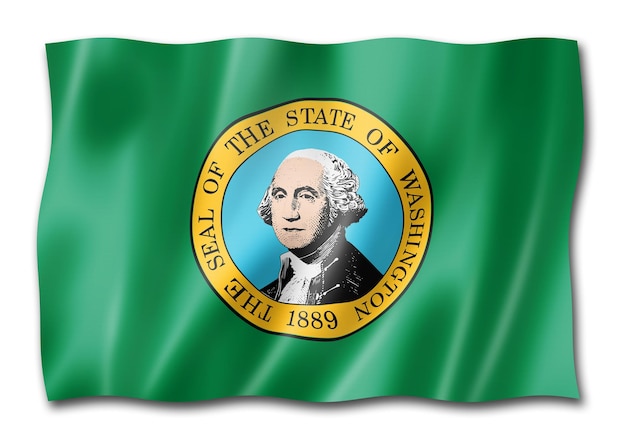 Washington flag USA