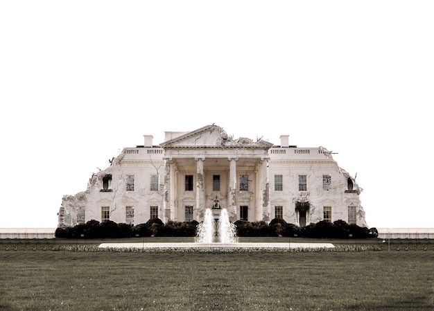 Washington White House Ruined