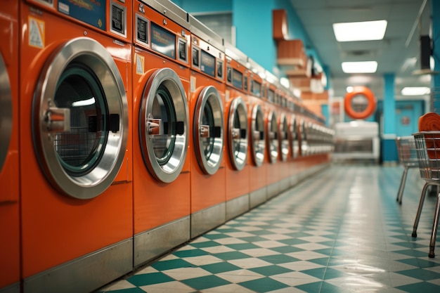 wasmachines in een rij AGeneratieve AI
