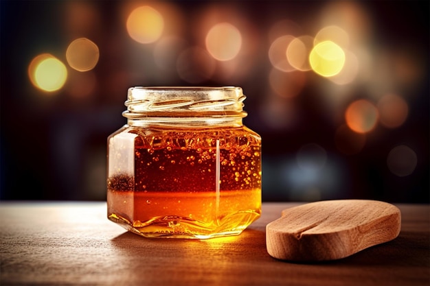 wasp honey in a container