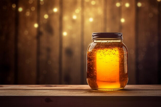 wasp honey in a container