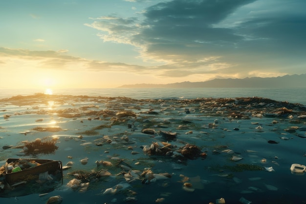 海洋に投棄された廃棄物