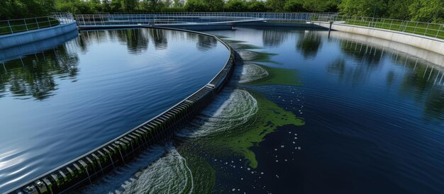 Photo wastewater treatment facility eliminates biological and chemical waste from water