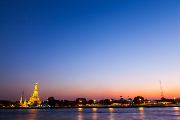 Wat Arun in the evening.