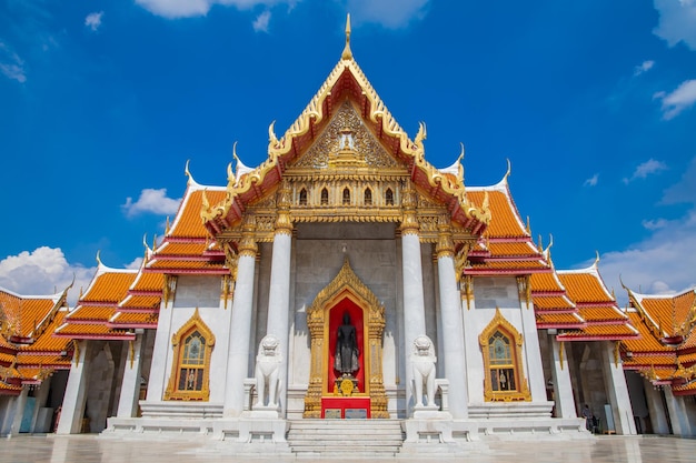 Wat Benchamabophit Dusit Wanaram in Bangkok at Thailand
