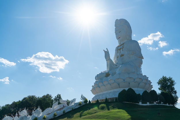 Wat Huay Pla Kang in Chiang Rai Thailand