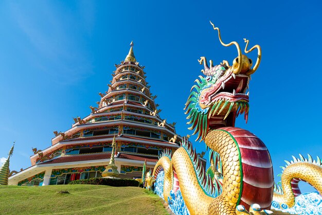 Wat Huay Pla Kang in Chiang Rai Thailand