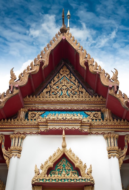 Wat King-keaw, Public Buddhism  Temple  in  Bangkok, Thailand