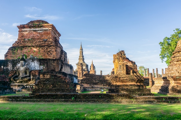 Wat Mahathat Temple in the precinct of Sukhothai Historical Park