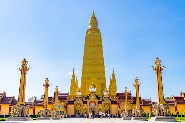 Wat Mahathat Watchiramongkhon, or locally known as Wat Bang Thong in Krabi, Thailand