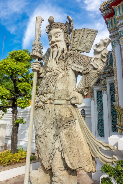 Wat Pho is the most Famous of Thailand temple for tourists  in Bangkok, Thailand