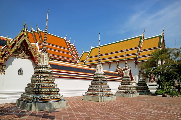 Wat Pho-tempel Een van de oudste tempels van Bangkok, gelegen in de oude stad van Bangkok, Thailand